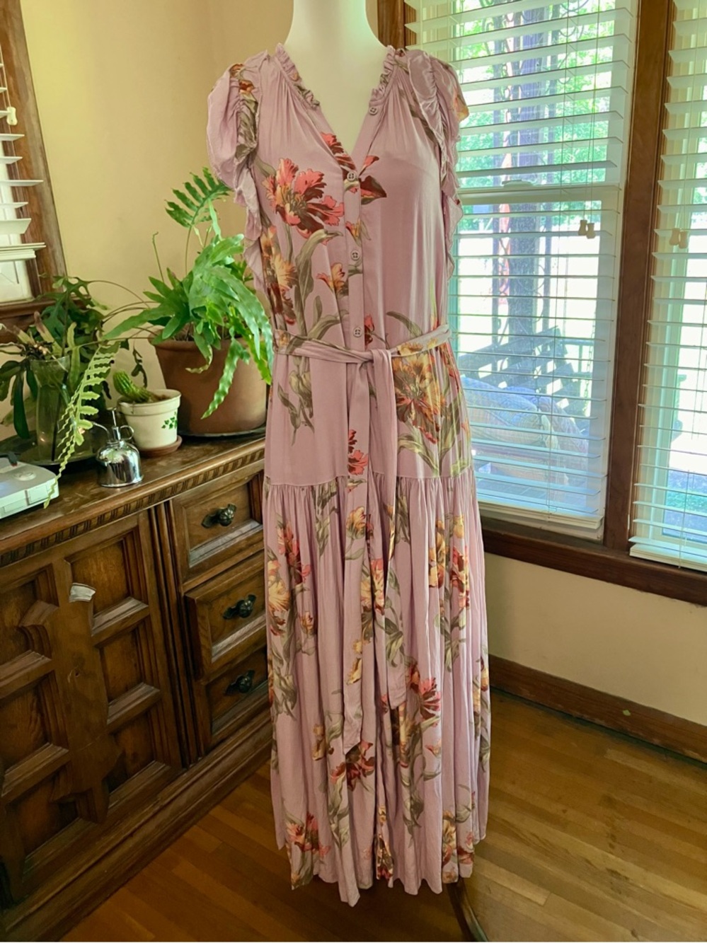 Sundance Floral Sleeveless Maxi Small